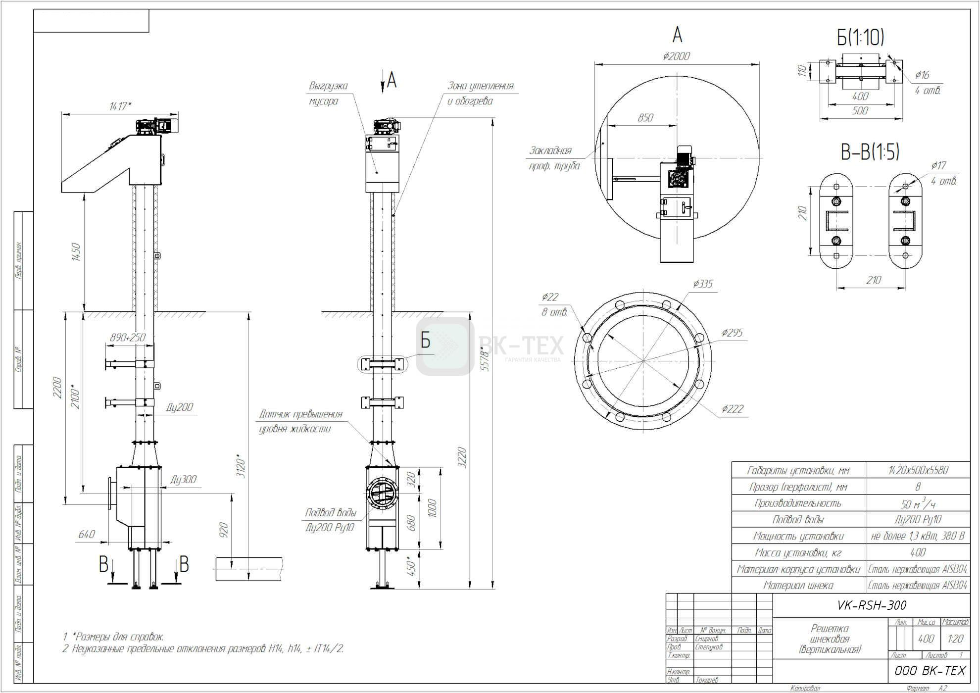 Решетка шнековая %name Решетка шнековая