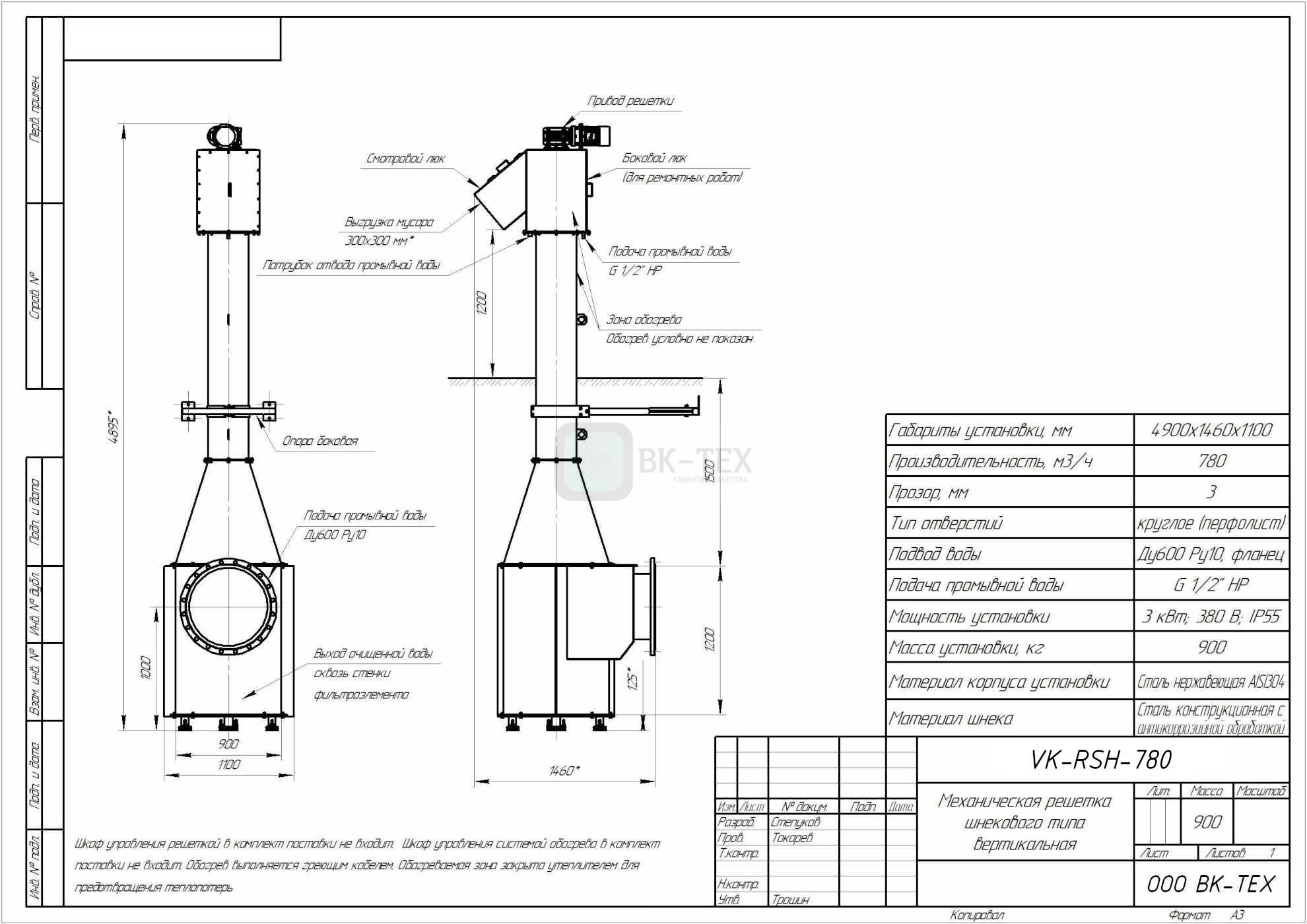 Решетка шнековая %name Решетка шнековая